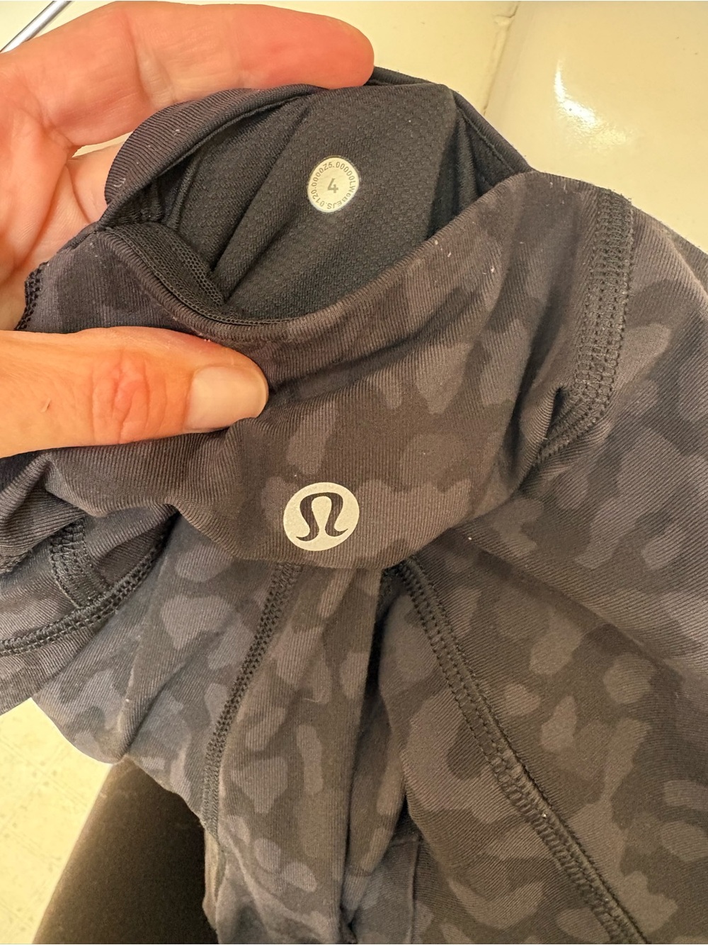 lululemon athletica Black Cheetah Print Capris - Picture 4 of 4